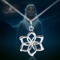 Filmas „Cosplay“ papuošalai, gėlių pakabukas, 925 sterlingų sidabrinis megztinis, karoliai moterims, poros mylėtojams, gimtadienio dovanos 45cm