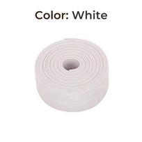 PVC sandarinimo juosta, vonios kambarys, tualetas, sandarinimo juosta, lipni vandeniui atspari pelėsiui atspari juosta virtuvės kriauklės sienos kampui White 2.2*3.2cm