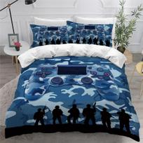 3D Game Player Bedding Set Game Controller Down Duvet Cover Pillowcase 2/3pc King Queen Bed Cover Set Kid Men's Gift Home Textile Baby 100x135cm