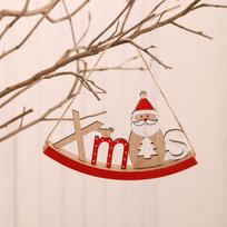 Christmas Decorations Rocking Horse Christmas Letter Cards Can Be Hung on The Door To Display A Gift Old man