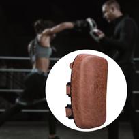Boxing Curved Kick Pad Accessories Leg Gloves Supplies Punching Muay Thai Coaching Brown brown