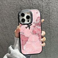 N90 Maps art design Soft Back Cover for Samsung S23 Plus S24 Ultra A54 A14 iPhone 16 Pro Max Xiaomi Redmi Note 13 Plating Frame Camera Protector Case Samsung A02