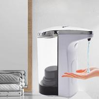 Automatic Soap Dispenser, Hand Touch Frees Dispenser Smart for Bathroom white