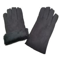 Winter Thick Faux Wool Sheepskin Gloves Mittens Fashion Unisex Wind Suede Leather Fur Women Men Warmer Cycling Gloves Women 23.5x11cm