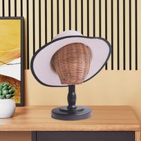 Hat Rack Display Stand, Rattan Mannequin Head Wig Stand Holder, Holder Storage juoda