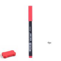 Erasable Whiteboard Pen 0.5mm Fine Point Black/Blue/Red Ink Blackboard Marker School Office Art Writing Stationery mėlyna