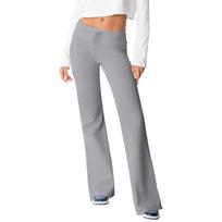 Women's Autumn And Winter Casual Home Flare Pants Yoga Casual Solid Color Sports Pants M