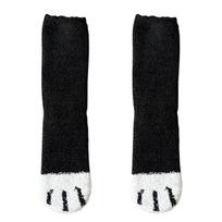 Kawaii Animacinių filmukų Baltos Kojinės Moterims Mielas 3D Šuns Katės Letenų Raštas Moteriškos Vilnonės Šiltos Juokingos Kojinės Namams Grindims Miegui white