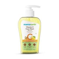 Mamaearth Vitaminas C veido prausiklis moterims ir vyrams 250 ml - Be toksinų ir be aliejaus veido prausiklis spuoguotai, sausai ir riebiai odai - Šviesina odą beige