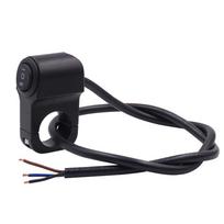 Atsparus vandeniui Motociklo Vairo Jungiklis 22mm Įjungimo/Išjungimo Mygtukas Jungiklis 7/8  22mm Sriegis Vairo Mygtukas Jungiklis 22mm 7/8colio Vairo Mygtukas Jungiklis Lengvas 3.5*2.3*5.6cm juoda