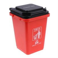 Tvarkyklės Namų laikymo dėžė Plastikinė šiukšliadėžė Modelis Mini šiukšliadėžė Rašiklis Organizatorius Mini šiukšliadėžė raudona