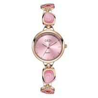 Fashionable Light Luxury Disc Temperament Steel Band Watch for Women Sun Pattern Simple Casual Commuting Quartz Watch for Women white