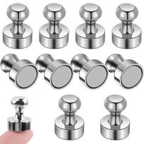 1/10pcs Strong Magnets for Whiteboard, Fridge Magnet, Refrigerator Magnets, Small Push Pin Magnets for Whiteboard, Office, Classroom, Map Magnets 1 pc gray