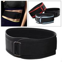 Weight Lifting Belt Fitness Waist Adjustable Sports for Men Women Workout Deadlifts L mėlyna