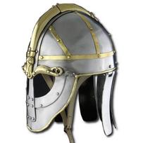 Valsgarde Norman Nasal Helmet- 18 Gauge Steel Gift for Coseplays gray