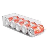 Šaldytuvo skardinių laikymo lentyna Automatinis riedėjimas Skaidrus Didelės talpos Sukraunamas Kiaušinių Pomidorų Sodos Laikiklis Skardinių Organizatorius Šaldytuvo Skardinių Dozatorius S