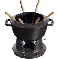 Fondiu rinkinys - STAUB - 20 cm - Ketus - Juodas - Suaugusiems juoda