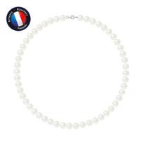 Vėrinys – Perlinea – AAA+ Gėlavandenis kultivuotas perlas – Natūrali balta – 925 Sidabras – 42 cm balta