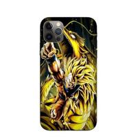 Coque Maniacase pour iPhone 14 Pro Son Goku Super Saiyan SSJ3 Attaque point Dragon