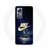 Coque Maniacase pour Xiaomi 12 5G nike logo doré nuit étoilé