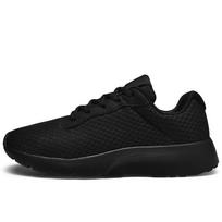 Fashion Mens Running Shoes Breathable Summer Sport Tennis Shoes Casual Ultra Lightweight Unisex Women Fashion Sneakers Non Slip Trainers 42 juoda