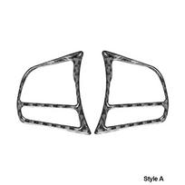 2PCS Car Interior Carbon Fiber Steering Wheel Buttons Stickers Cover Trim Car Styling For BMW F30 F31 F34 F45 F32 F33 F36 F22