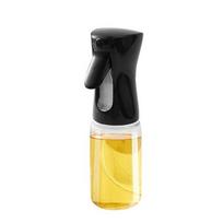 Paruošimo priedai, virtuvės įtaisas, alyvuogių aliejaus purškiklis, aliejaus purškiklis, purškalas, aliejaus dozatorius 200ML juoda