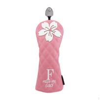 Golf Club Cover for Wood Head Protection Case Equipment DR White pink