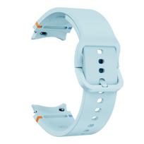 Silikoninis dirželis Samsung Galaxy Watch 5 40mm 44mm dirželiui, vandeniui atspari klasikinė sagtis Galaxy Watch 6 Classic 43mm 47mm apyrankei Galaxy Watch 6 5 4 šviesiai mėlyna spalva