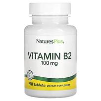 Nature's Plus- Vitamin B-2, 100 mg, 90 Tablets