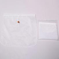 Maisto sietelio maišelis riešutų pienui, tinkamas kavai ir sultims 20.5cmx30.5cm white