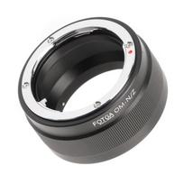 FOTGA Didelio Tikslumo Objektyvo Tvirtinimo Adapterio Žiedas Aliuminio Lydinio Pakeitimas Olympus OM-Mount Objektyvui juoda