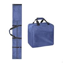 Ski Storage Bag Carrying Equipment Outdoor Snowboarding Transportation Sport Portable Both gray