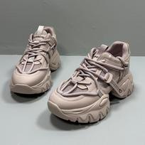 Fashion Dermis Dad Shoes Women 2024 New Summer Breathable Mesh Shoe with Hollowed Out Casual Height  Womens Shoes Platform Sneakers 35 rožinė