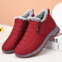 Madingi moteriški žieminiai batai su vilnos pamušalu, šilti, vandeniui atsparūs, įsispiriami, ankle boots, terminiai, lauko, trumpi batai 2024 35