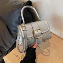This year's popular all-in-one handbag  new high-grade texture commuter fashion crossbody female shoulder bag gray