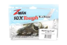 Zman minkštas masalas su kietomis kojelėmis Frogz 4 coliai 3 vnt. pakuotėje Mud Minnow (0440)