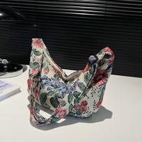 Crossbody Bags Women  New Fashion Half Moon Handbags Female Simple Soft Lightweight Large Capacity Vacation Shoulder Bags gray