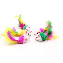 New Colorful, vibrant and durable mini false mouse soft cat toys - entertaining interactive supplies for training, playing, and 10pcs