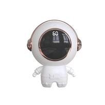 Kišeninis šildytuvas Mini USB įkrovimas Naujas astronautas su skaitmeniniu ekranu Darbalaukio papuošalas Protingas pastovios temperatūros rankų šildytuvas balta