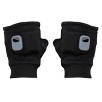 1 Pair Fingerless Heated Gloves Fast Heating Sustained Warmth Solid Color Adjustable juoda