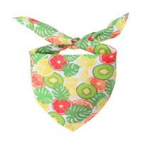 Meškiukas Skarelė Minkšta Miela Vaisiai Bananas Šuo Bandana beige