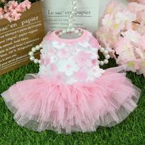 New Adorable, Perfect, and Elegant Princess Chihuahua Dogs Dress - Must-Have Clothing and Accessories for Your Cute Pet Princess L rožinė