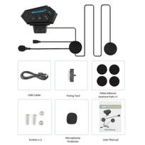 Įkraunama motociklo šalmo ausinė BT12 Belaidė Bluetooth Motociklo Ausinė Apsauga nuo trukdžių Muzikos grotuvas Motociklo Ausinė