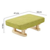 Kūrybinga suaugusiųjų sofa, taburetė, madinga žema taburetė, masyvo medžio kvadratinė taburetė, tekstilės meno svetainės batų keitimo vintažinis suoliukas