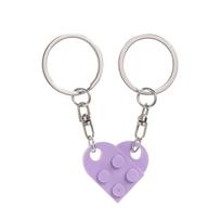 2 kompiuterių poros, atitinkančios raktų pakabukus Dovanos vaikinui merginai dovanos porai One Size violetinė