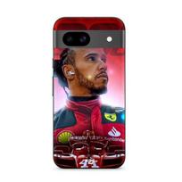 Case for Google Pixel 8a Lewis Hamilton Ferrari official juoda
