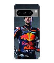 Case - MANIACASE - Google Pixel 8a Pro - Silicone - Soft - Miguel Oliveira Moto GP juoda