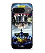 Case - MANIACASE - Google Pixel 9 - Soft - Black silicone - Renault R25 F1 design juoda