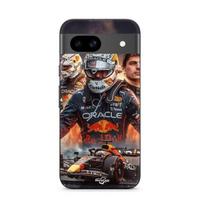 Coque - MANIACASE - Google Pixel 8a - Souple - Noir - Max Verstappen F1 art wallpaper juoda